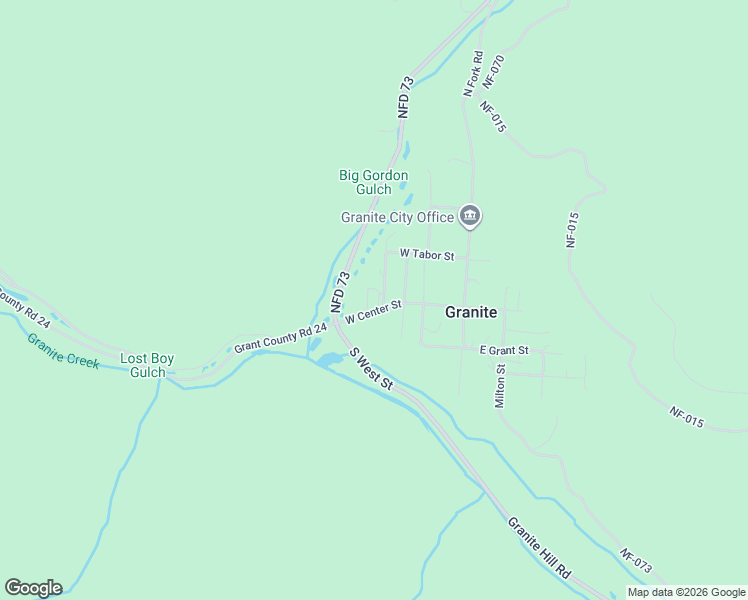 map of restaurants, bars, coffee shops, grocery stores, and more near 1628 West Street in Granite