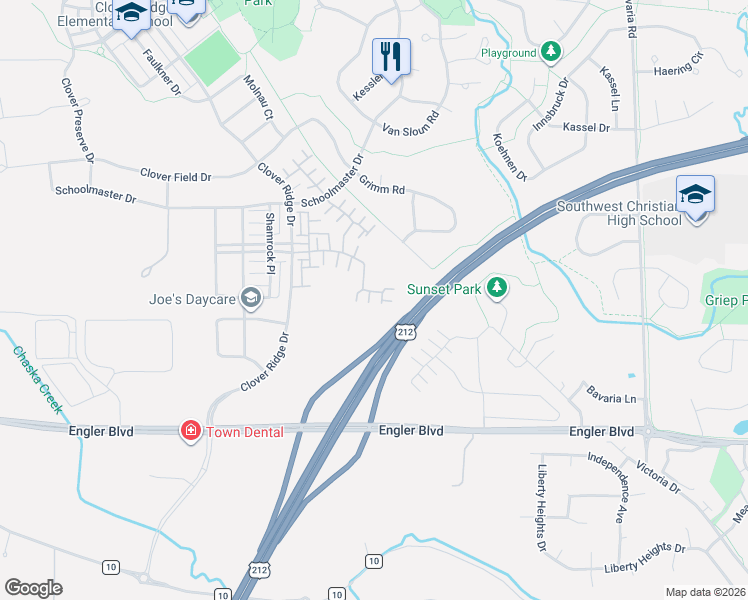 map of restaurants, bars, coffee shops, grocery stores, and more near 829 Braunworth Court in Chaska