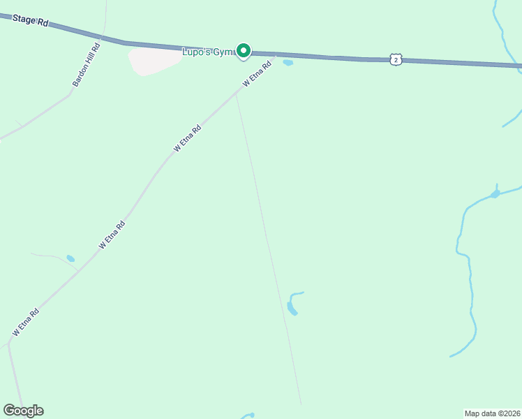 map of restaurants, bars, coffee shops, grocery stores, and more near 135 Shaw Hill Road in Etna