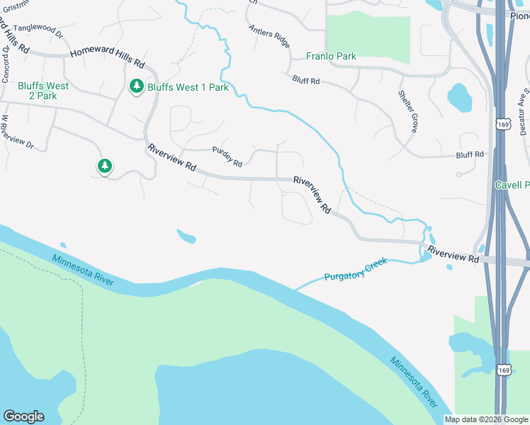 map of restaurants, bars, coffee shops, grocery stores, and more near 10627 Cavallo Ridge in Eden Prairie