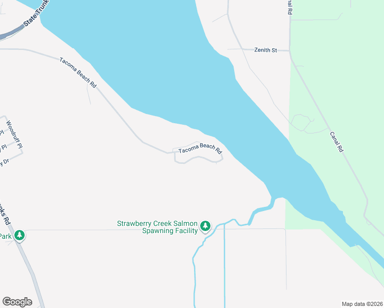 map of restaurants, bars, coffee shops, grocery stores, and more near 1500 Tacoma Beach Road in Sturgeon Bay
