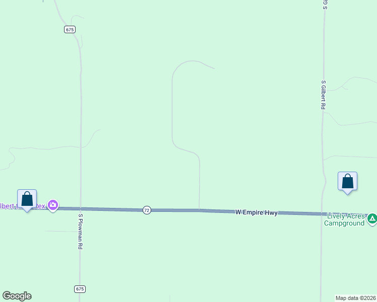 map of restaurants, bars, coffee shops, grocery stores, and more near South Karnes Road in Leelanau County