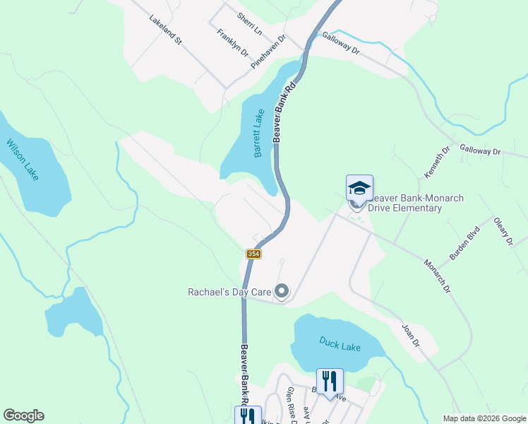 map of restaurants, bars, coffee shops, grocery stores, and more near 31 Colville Court in Beaver Bank