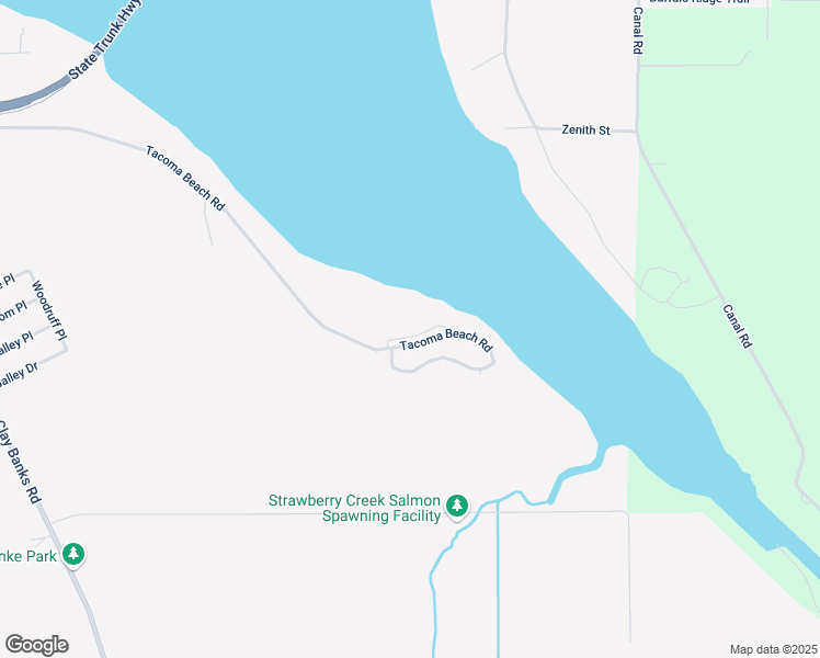 map of restaurants, bars, coffee shops, grocery stores, and more near 1500 Tacoma Beach Road in Sturgeon Bay