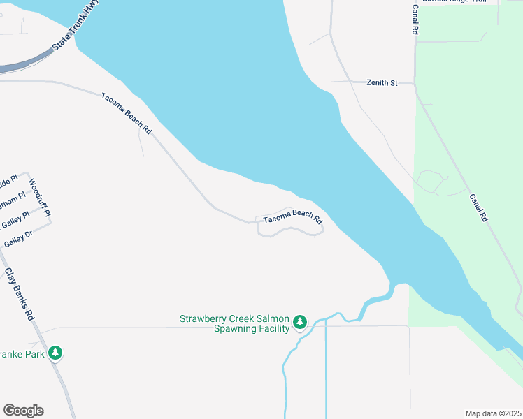map of restaurants, bars, coffee shops, grocery stores, and more near 1500 Tacoma Beach Road in Sturgeon Bay