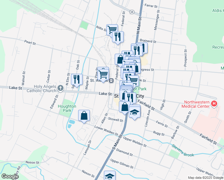 map of restaurants, bars, coffee shops, grocery stores, and more near in Georgia