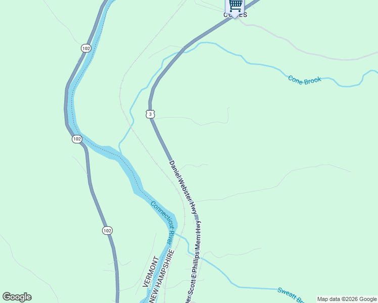 map of restaurants, bars, coffee shops, grocery stores, and more near 706 U.S. 3 in Columbia