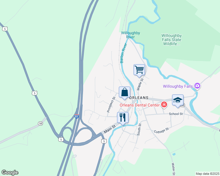 map of restaurants, bars, coffee shops, grocery stores, and more near 30 North Avenue in Barton
