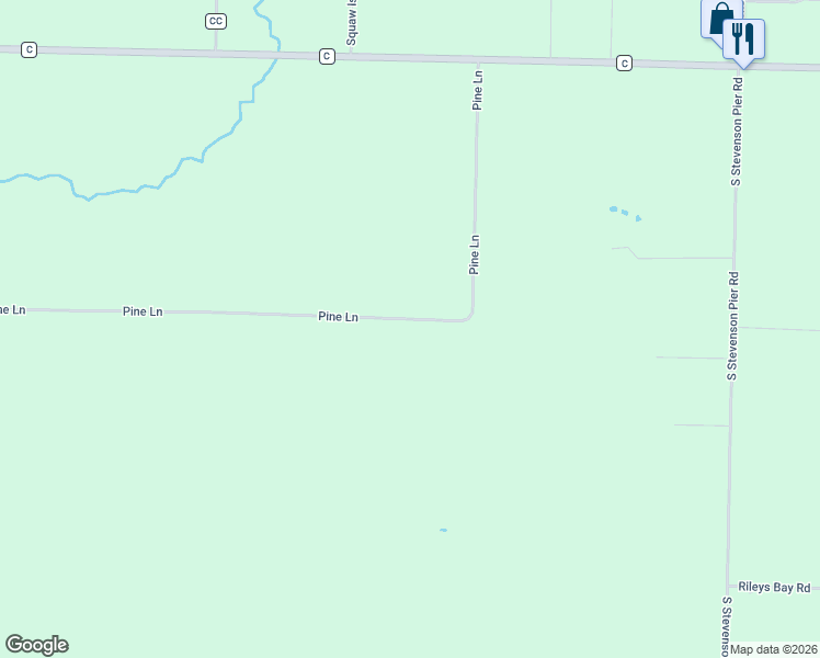 map of restaurants, bars, coffee shops, grocery stores, and more near 8833 Pine Lane in Brussels