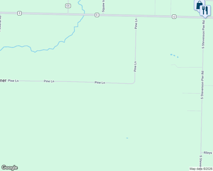 map of restaurants, bars, coffee shops, grocery stores, and more near 8833 Pine Lane in Brussels