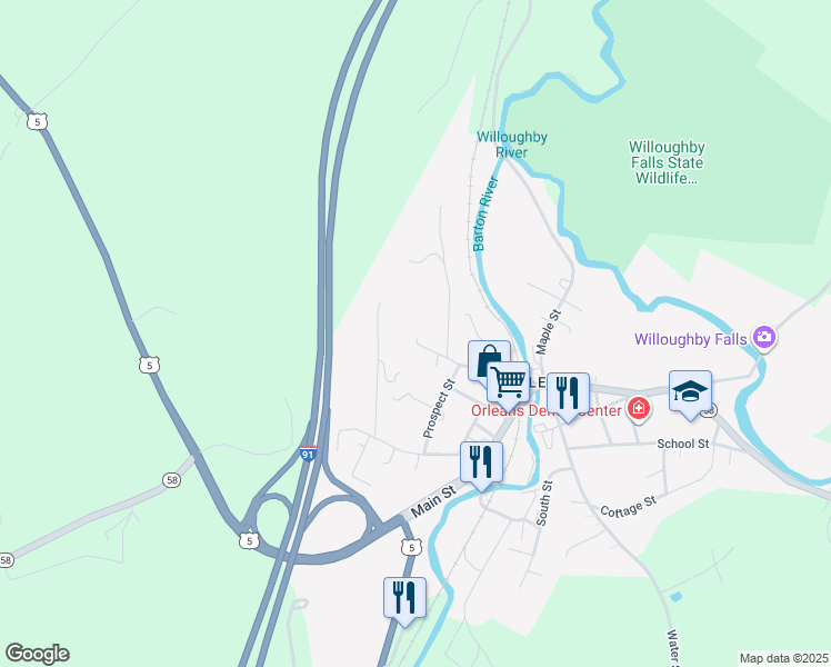 map of restaurants, bars, coffee shops, grocery stores, and more near 30 North Avenue in Barton