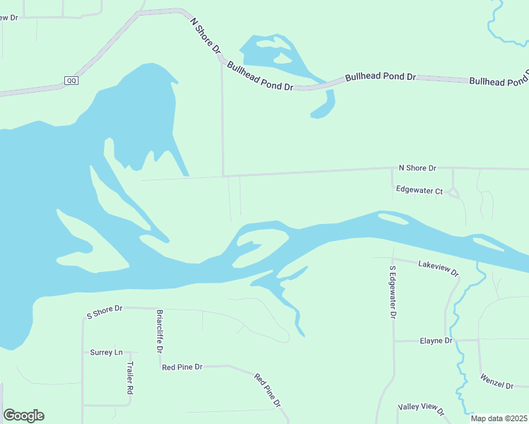 map of restaurants, bars, coffee shops, grocery stores, and more near 6625 North Shore Drive in Eau Claire