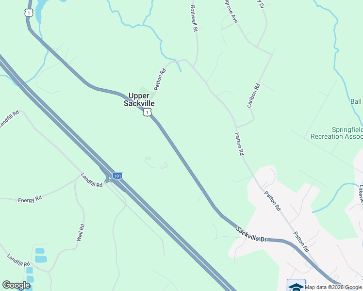 map of restaurants, bars, coffee shops, grocery stores, and more near 2449 Sackville Drive in Upper Sackville