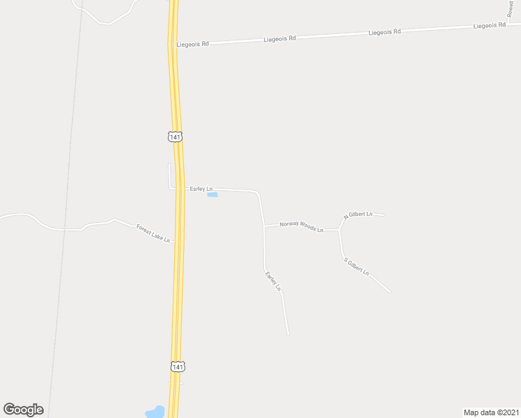 map of restaurants, bars, coffee shops, grocery stores, and more near 3800 Earley Lane in Abrams