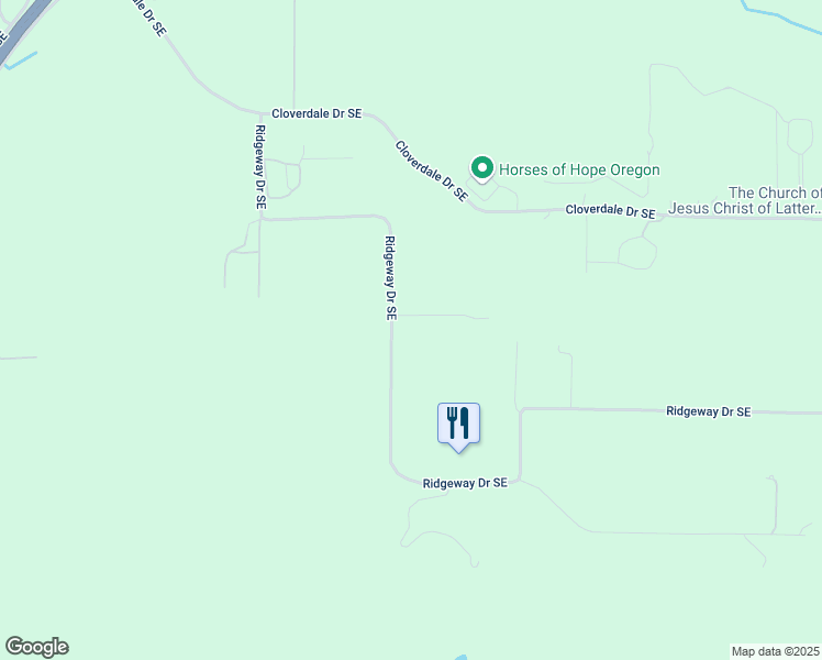 map of restaurants, bars, coffee shops, grocery stores, and more near 2763 Ridgeway Drive Southeast in Turner