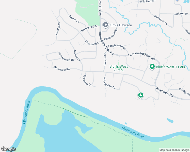 map of restaurants, bars, coffee shops, grocery stores, and more near 10440 Spyglass Drive in Eden Prairie