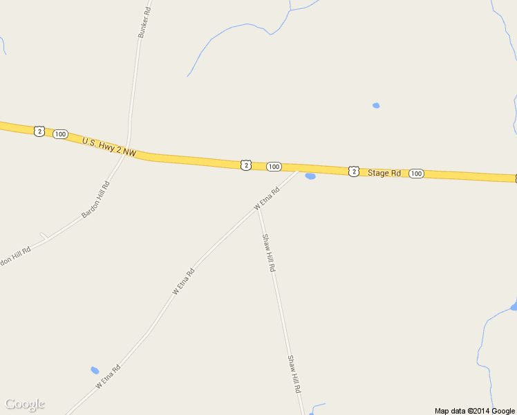 map of restaurants, bars, coffee shops, grocery stores, and more near 135 Shaw Hill Road in Etna