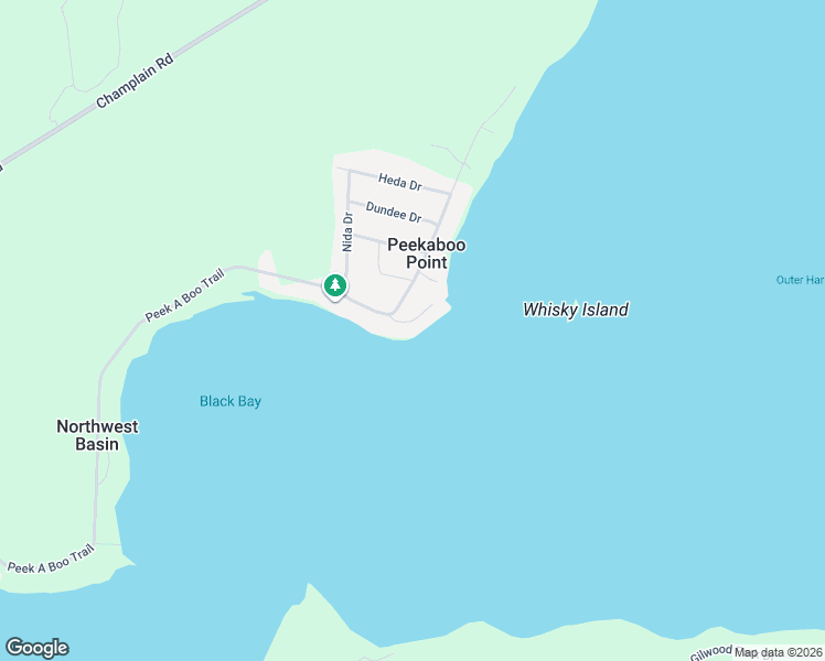 map of restaurants, bars, coffee shops, grocery stores, and more near 15 Bow Road in Simcoe County