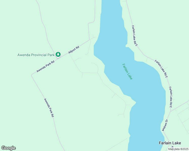 map of restaurants, bars, coffee shops, grocery stores, and more near 104 Timcourt Drive in Simcoe County