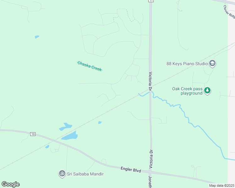 map of restaurants, bars, coffee shops, grocery stores, and more near 10580 Victoria Drive in Chaska