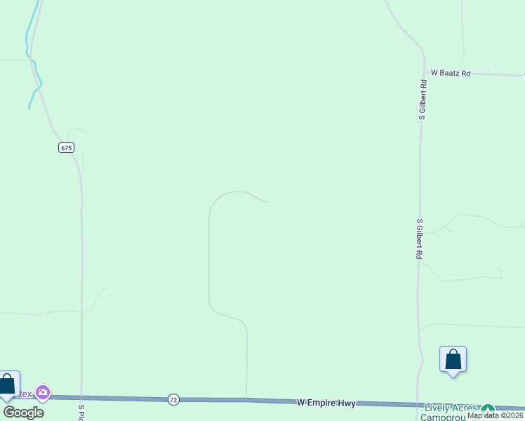 map of restaurants, bars, coffee shops, grocery stores, and more near South Karnes Road in Glen Arbor
