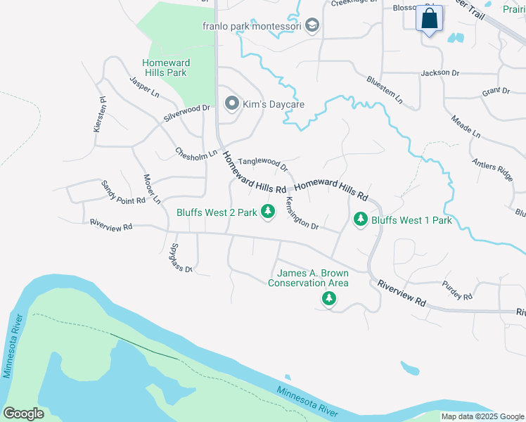 map of restaurants, bars, coffee shops, grocery stores, and more near 10290 Edinburgh Circle in Eden Prairie