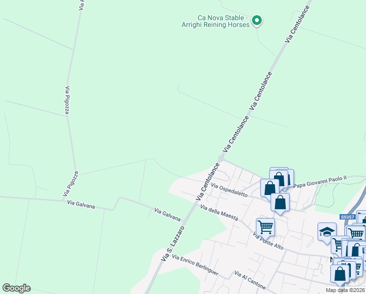 map of restaurants, bars, coffee shops, grocery stores, and more near in Province of Parma