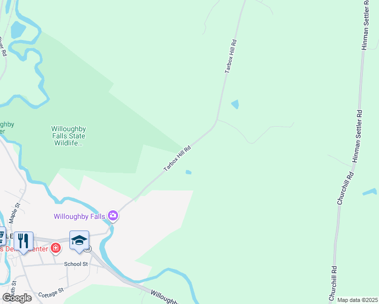 map of restaurants, bars, coffee shops, grocery stores, and more near 230 Tarbox Hill Road in Barton