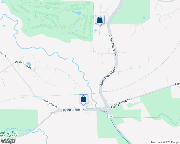 map of restaurants, bars, coffee shops, grocery stores, and more near 10300 Mandan Cir in Chaska
