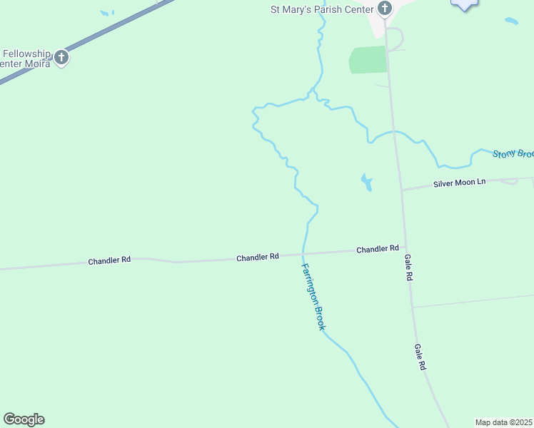 map of restaurants, bars, coffee shops, grocery stores, and more near 299 Chandler Road in Brushton