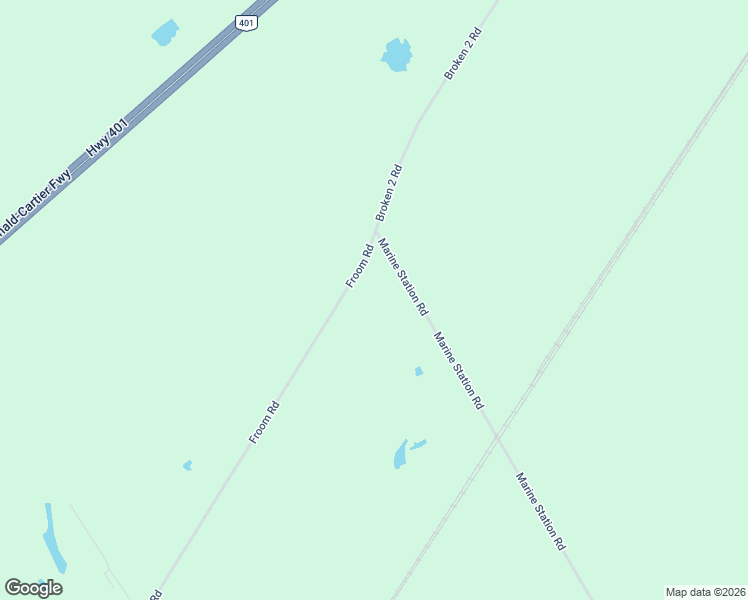 map of restaurants, bars, coffee shops, grocery stores, and more near 97 Froom Road in Iroquois