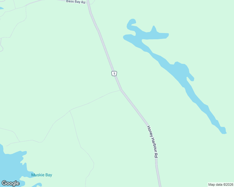 map of restaurants, bars, coffee shops, grocery stores, and more near 697 Honey Harbour Road in Muskoka District Municipality