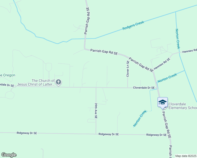map of restaurants, bars, coffee shops, grocery stores, and more near 3915 Cloverdale Drive Southeast in Turner