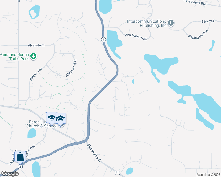 map of restaurants, bars, coffee shops, grocery stores, and more near 1160 90th Street East in Inver Grove Heights
