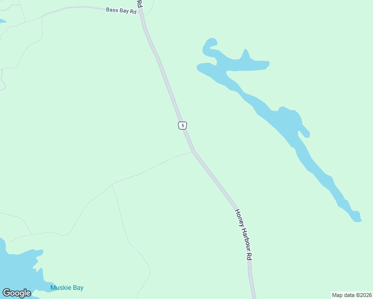 map of restaurants, bars, coffee shops, grocery stores, and more near 697 Honey Harbour Road in Muskoka District Municipality
