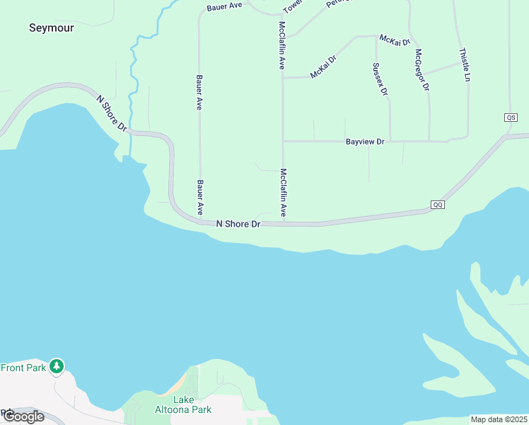 map of restaurants, bars, coffee shops, grocery stores, and more near 5454 North Shore Drive in Eau Claire