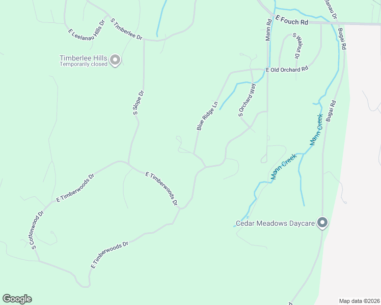 map of restaurants, bars, coffee shops, grocery stores, and more near 11026 Blue Ridge Ln in Traverse City
