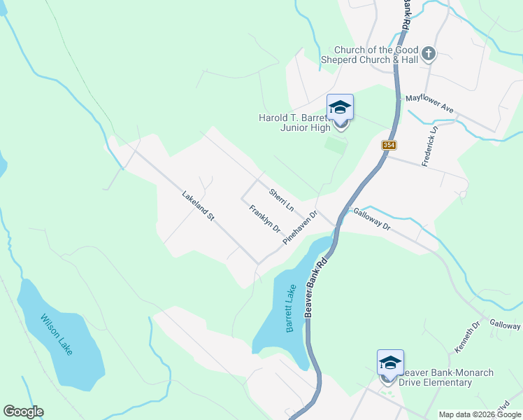 map of restaurants, bars, coffee shops, grocery stores, and more near 39 Franklyn Drive in Beaver Bank