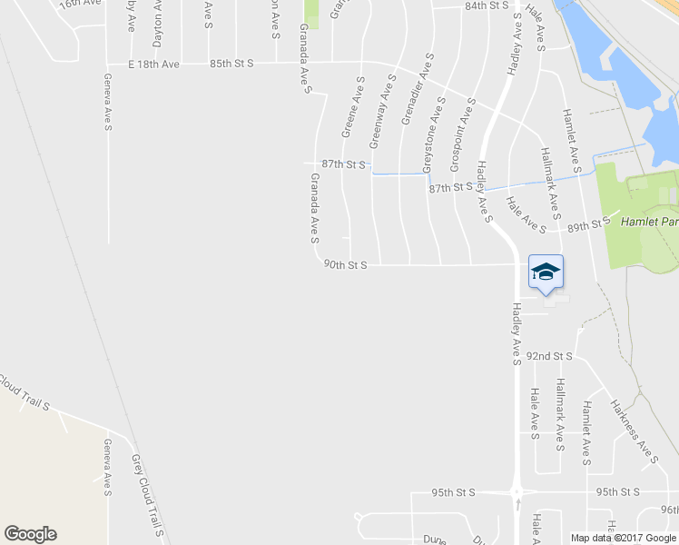 map of restaurants, bars, coffee shops, grocery stores, and more near 6563 90th Street South in Cottage Grove