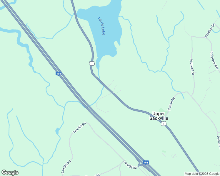 map of restaurants, bars, coffee shops, grocery stores, and more near 2693 Sackville Drive in Upper Sackville