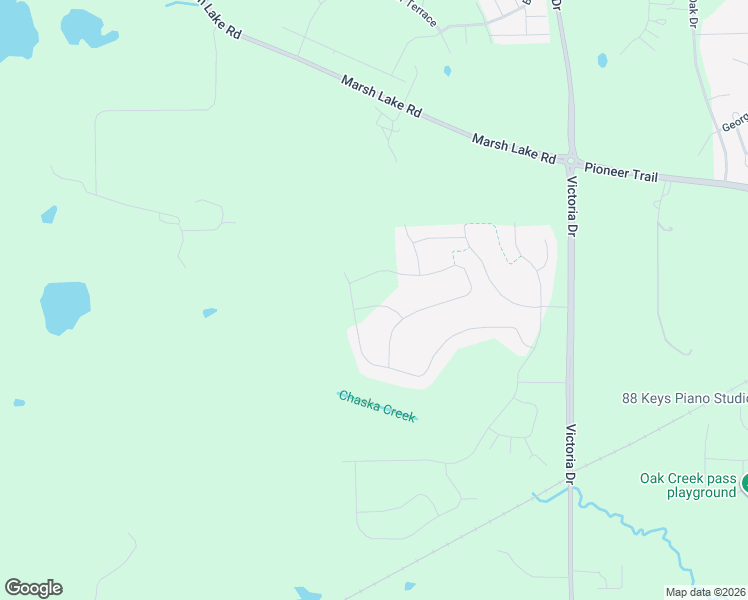 map of restaurants, bars, coffee shops, grocery stores, and more near 4763 Marsh Lake Road in Chaska