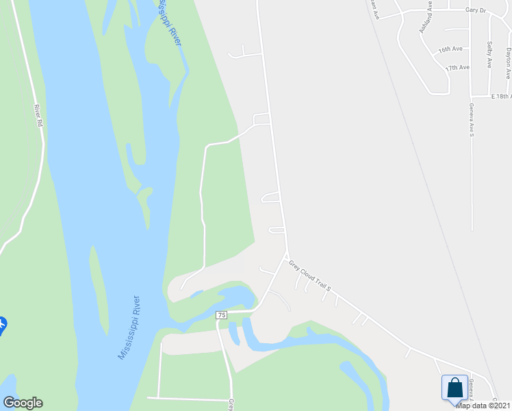 map of restaurants, bars, coffee shops, grocery stores, and more near 8844 Grey Cloud Island Drive South in St. Paul Park