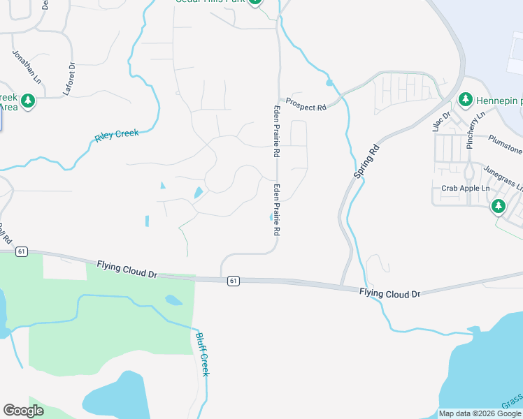 map of restaurants, bars, coffee shops, grocery stores, and more near 10040 Eden Prairie Road in Eden Prairie