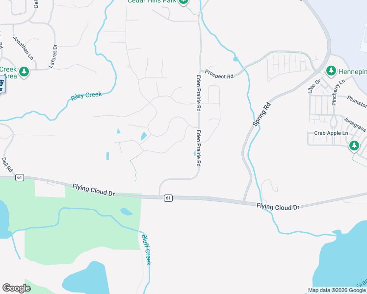 map of restaurants, bars, coffee shops, grocery stores, and more near 10040 Eden Prairie Road in Eden Prairie