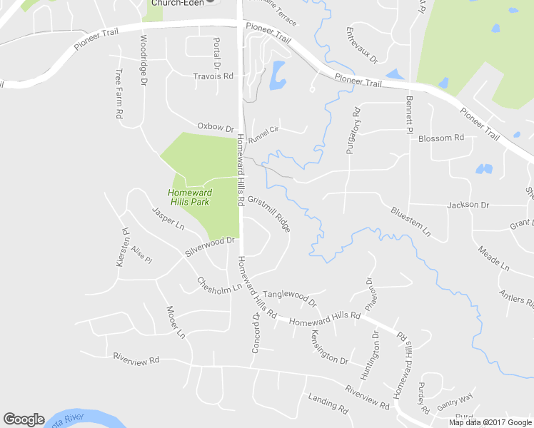 map of restaurants, bars, coffee shops, grocery stores, and more near 10019 Gristmill Ridge in Eden Prairie