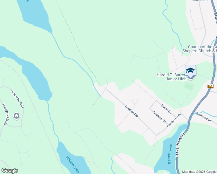 map of restaurants, bars, coffee shops, grocery stores, and more near 163 Lakeland Street in Beaver Bank