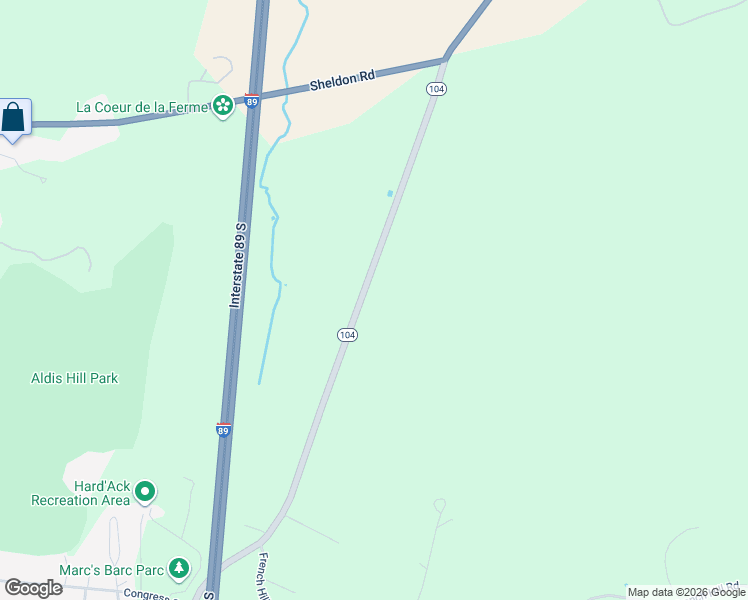 map of restaurants, bars, coffee shops, grocery stores, and more near 1260 Fisher Pond Road in Saint Albans City