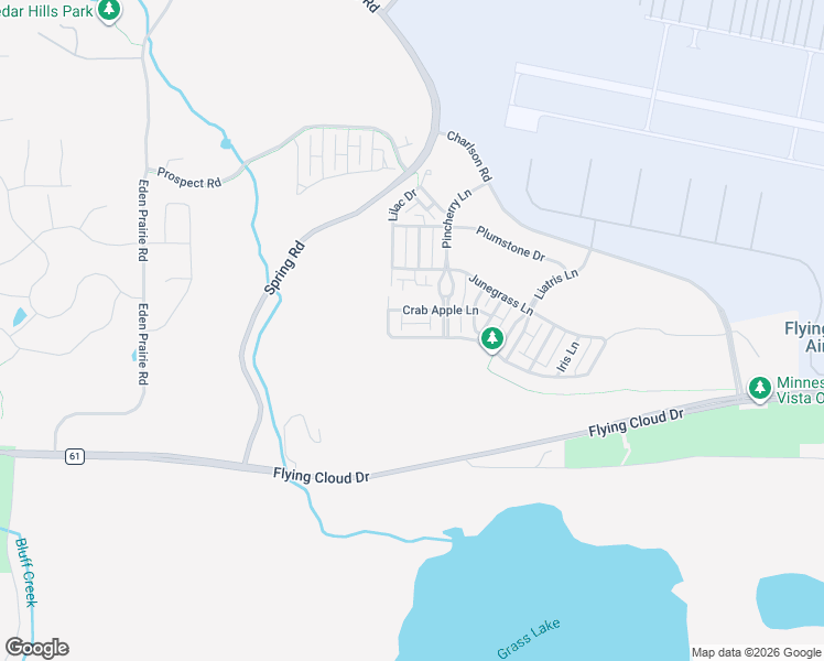 map of restaurants, bars, coffee shops, grocery stores, and more near 10033 Indigo Drive in Eden Prairie