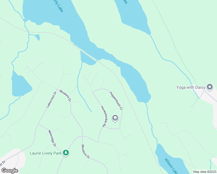map of restaurants, bars, coffee shops, grocery stores, and more near 60 Pepperbush Court in Middle Sackville