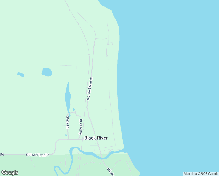 map of restaurants, bars, coffee shops, grocery stores, and more near Ridge Road in Alcona County
